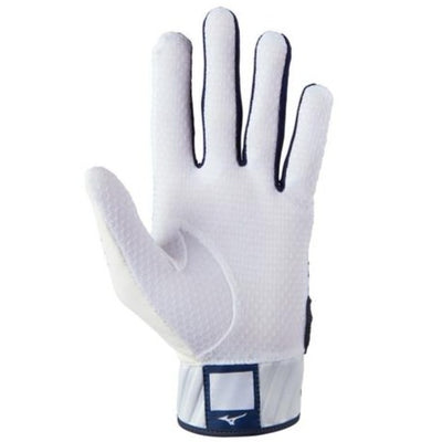 Mizuno-MVP Batting Gloves/White/Navy