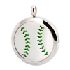 Baseball Diffuser Locket Necklace_Base 2 Base Sports