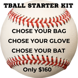 TBall Starter Kit - Glove, Bat and Bag