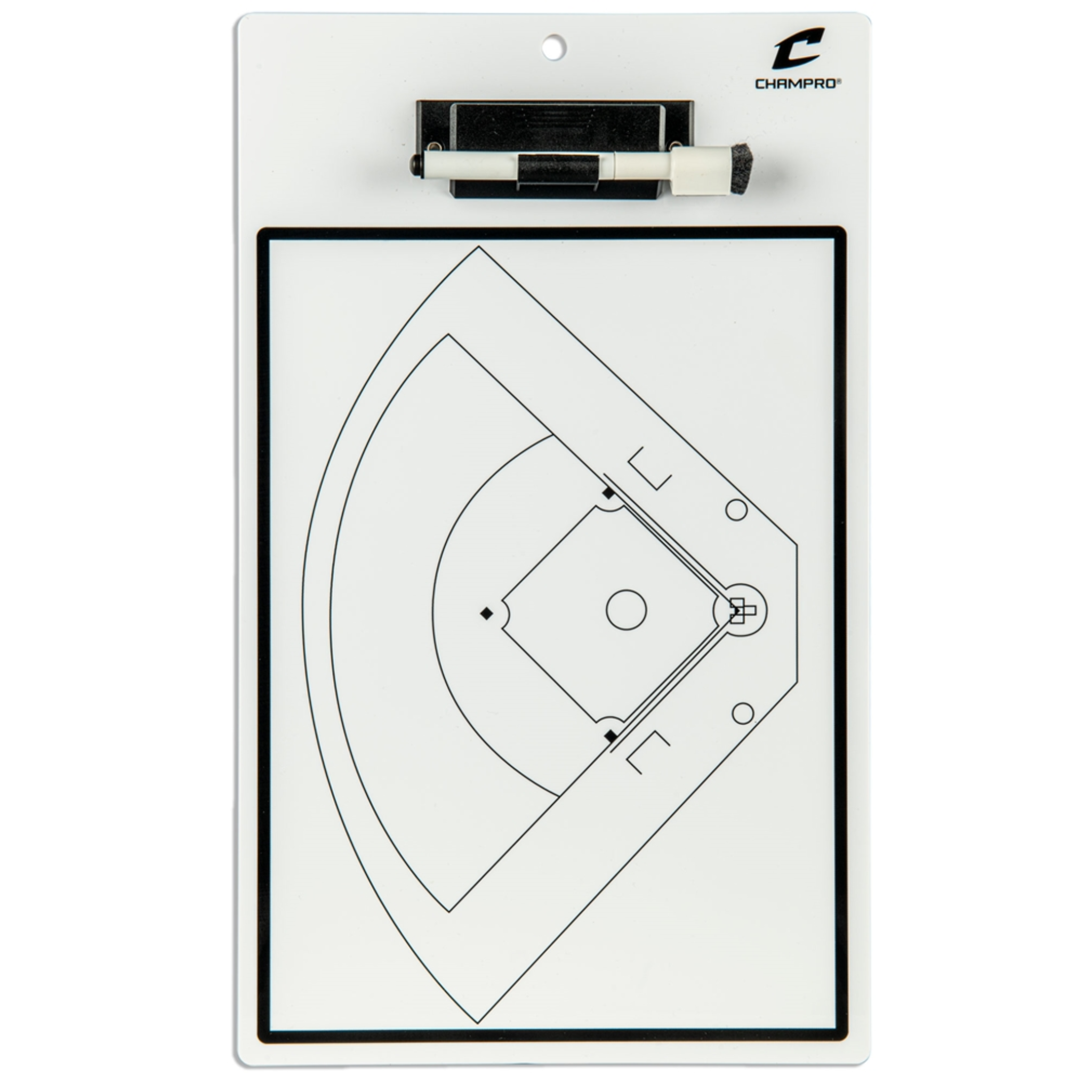 Champro Baseball/Softball Coach's board- Dry Erase with Marker