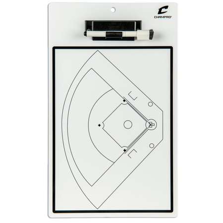 Champro Baseball/Softball Coach's board- Dry Erase with Marker