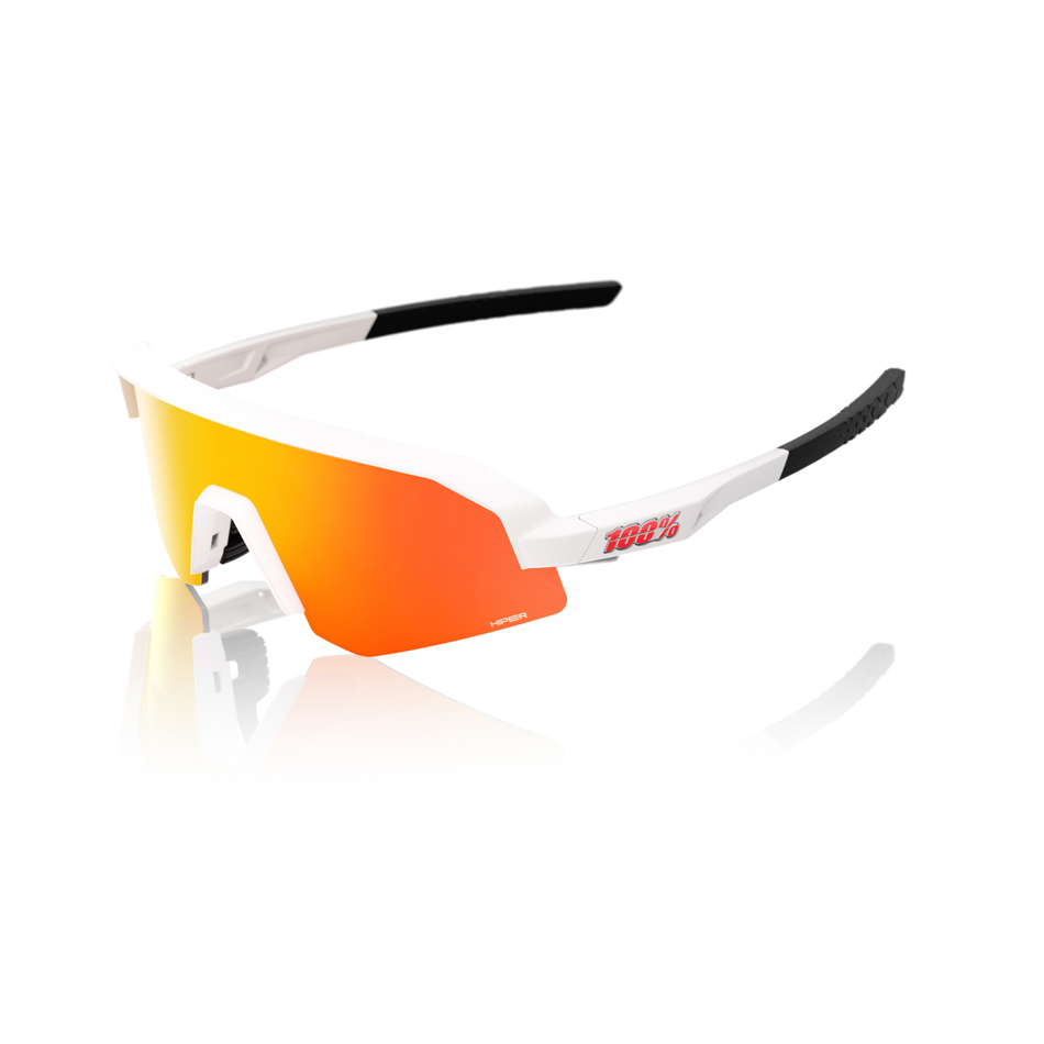 SLENDALE® YOUTH Matte White HiPER® Red Multilayer Mirror Lens