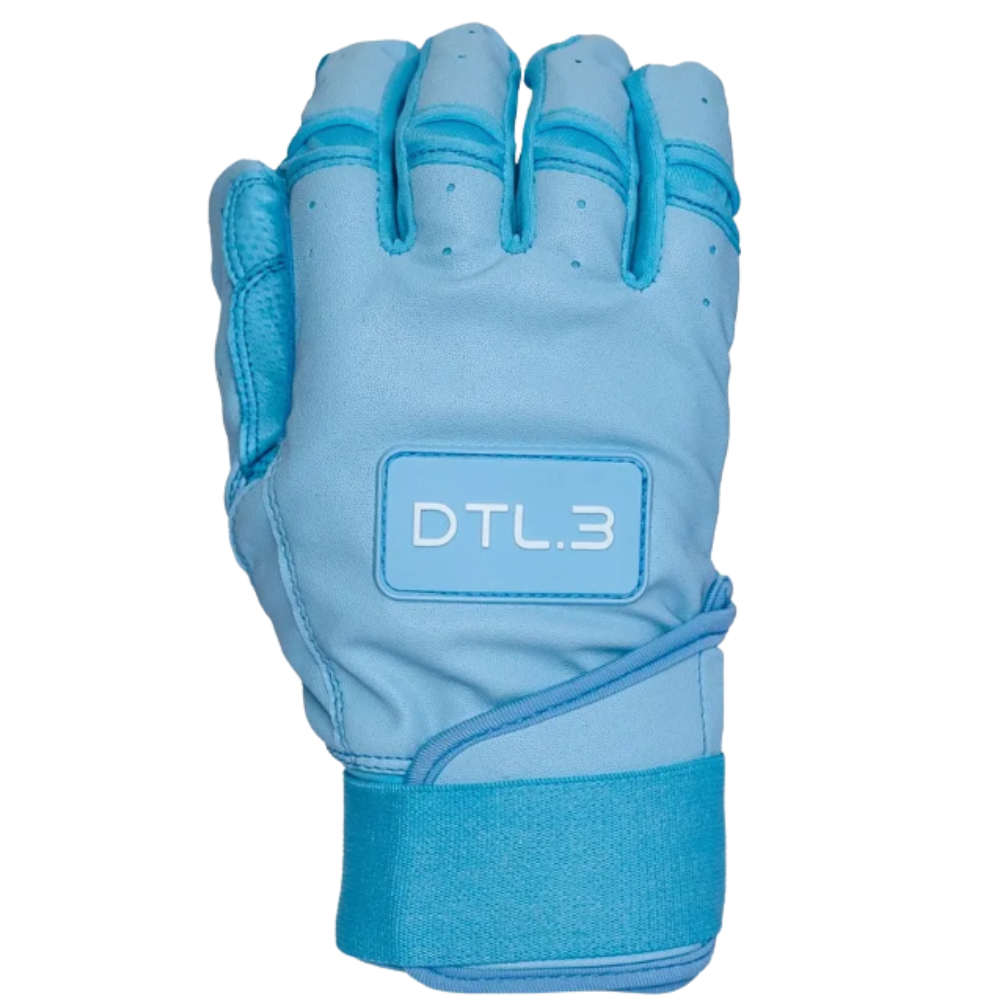 DTL.3 Sky Blue Adult Breather Edition Batting Gloves 
