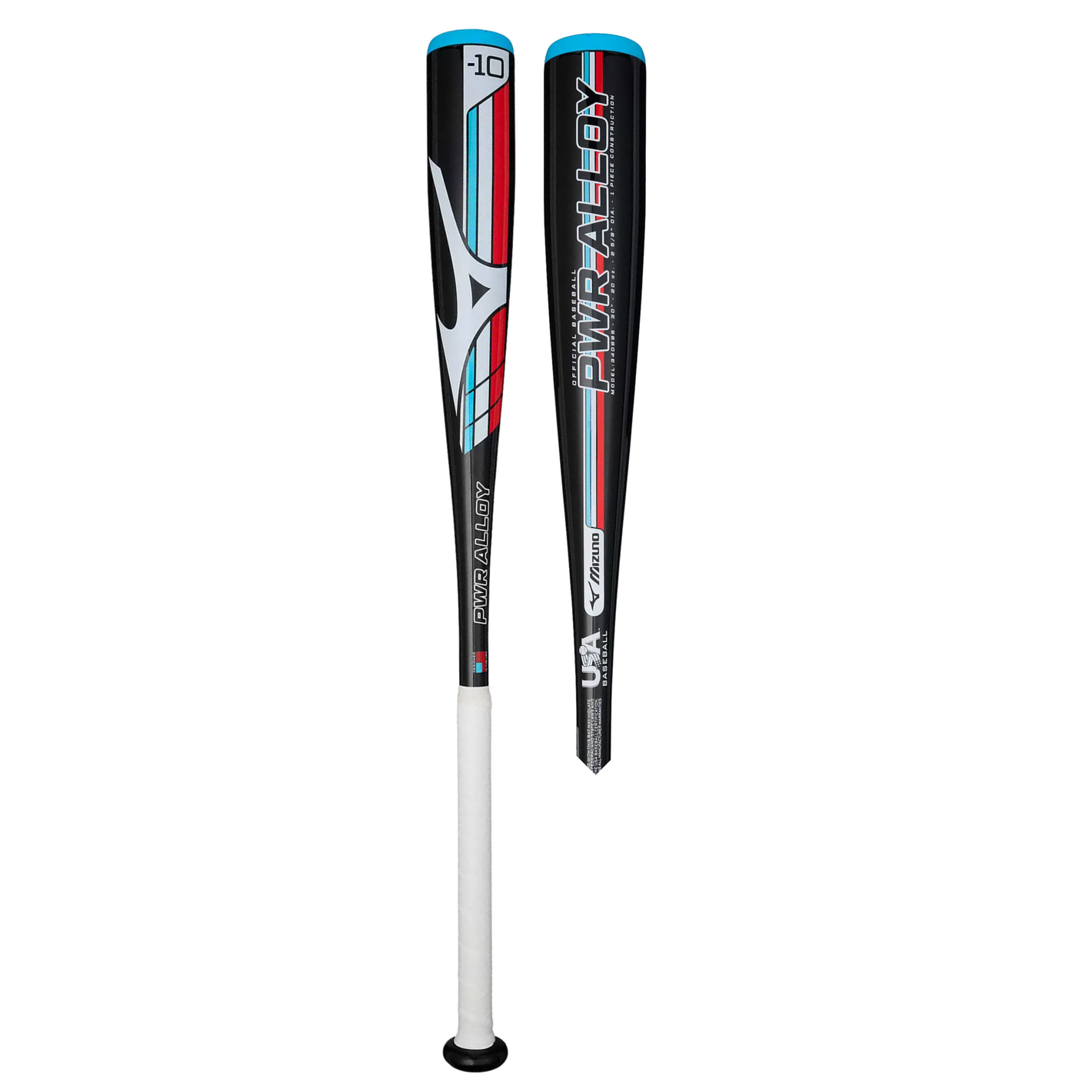 Mizuno PWR Alloy Youth USA Baseball Bat (-10)