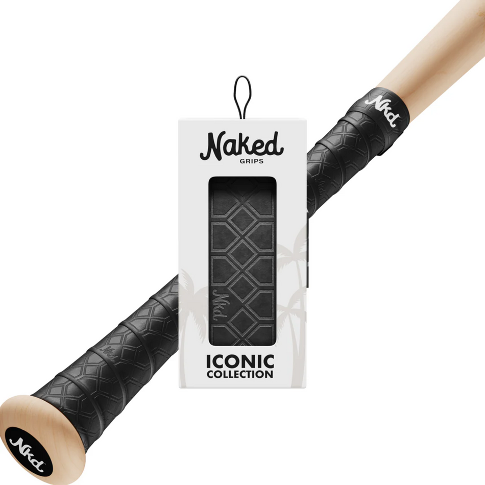 Naked Batting Grips - Jet Black 1.0 mm 