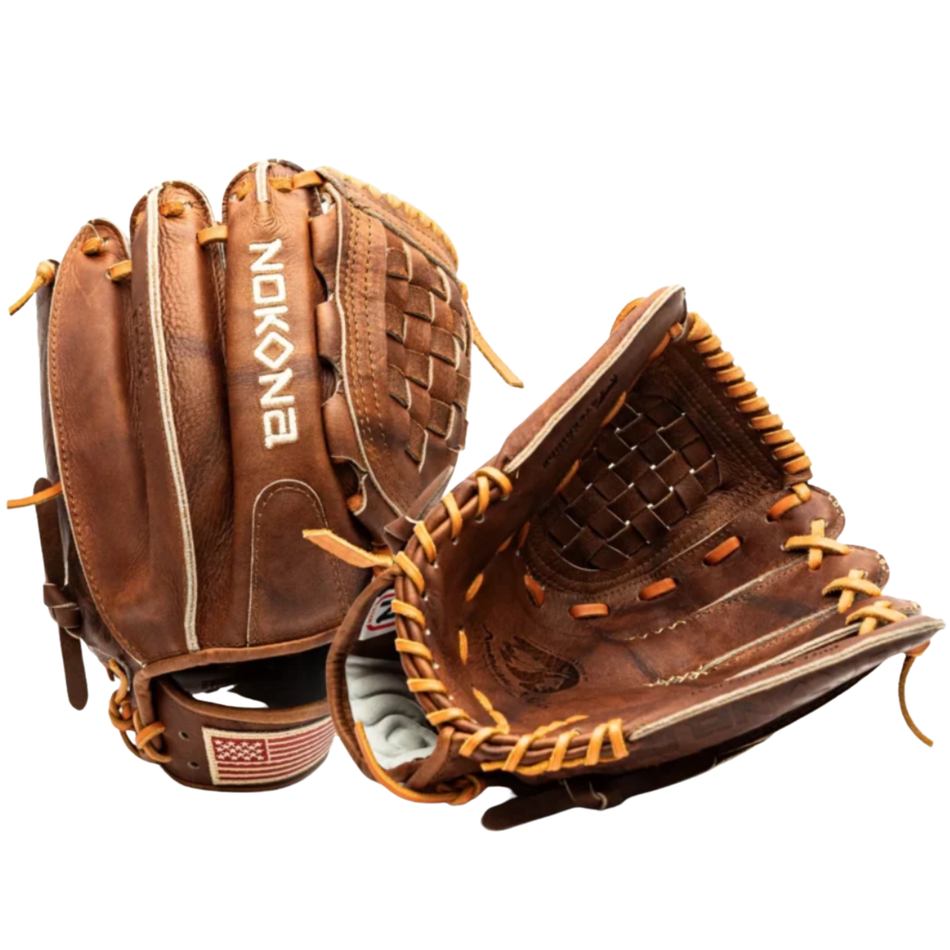 Nokona Walnut™ EP Walnut W-EP1200 12" Closed Web Pitcher Glove