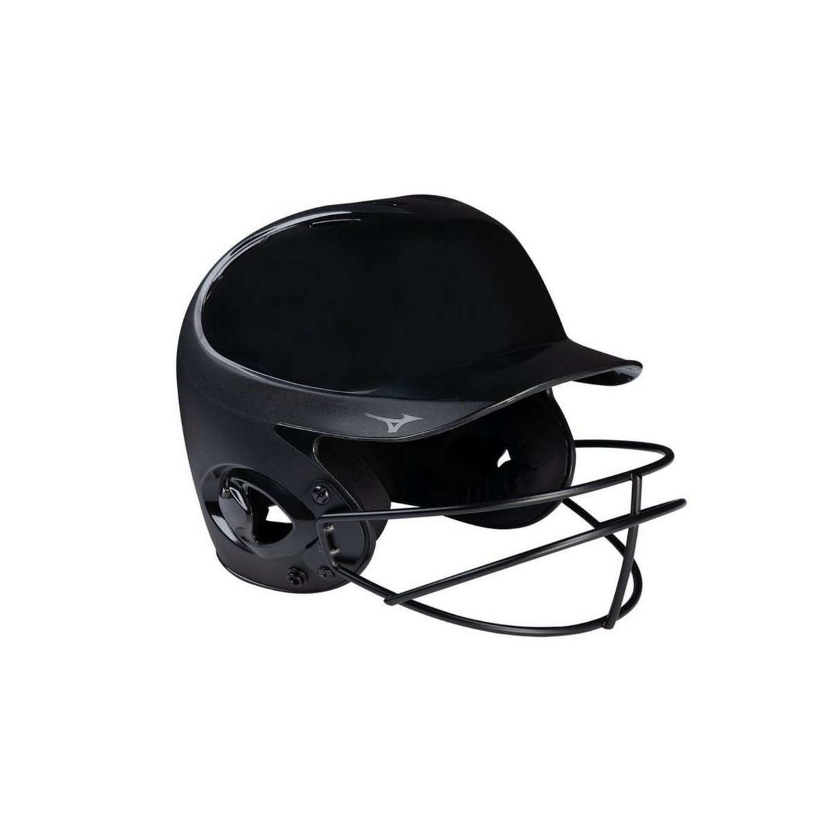 Mizuno MVP Series Solid Batting Helmet with Fastpitch Softball Mask