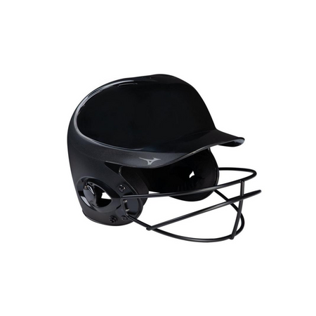 Mizuno MVP Series Solid Batting Helmet with Fastpitch Softball Mask