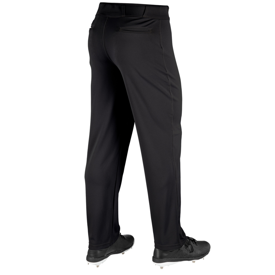 Champro MVP Open-Bottom Relaxed Fit Adult Baseball Pants - Black