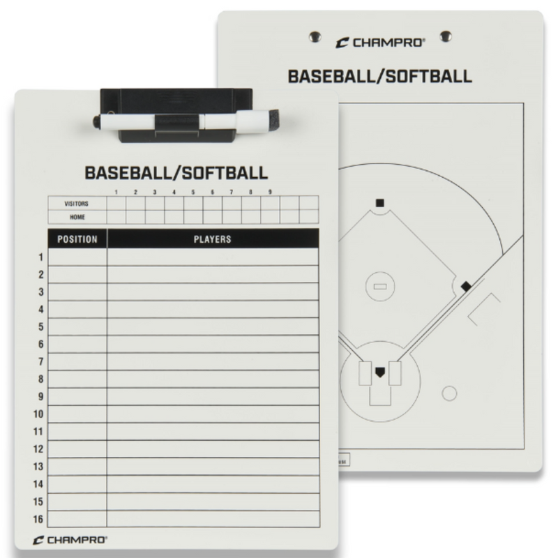 Champro Coach Board Baseball / Softball - Dry Erase with Marker