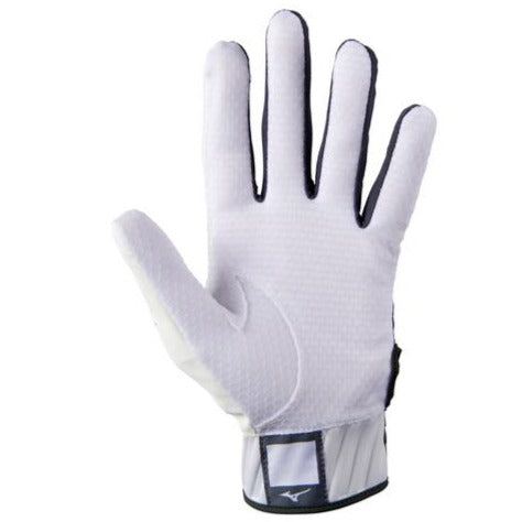 Mizuno-MVP Batting Glove/White/Grey