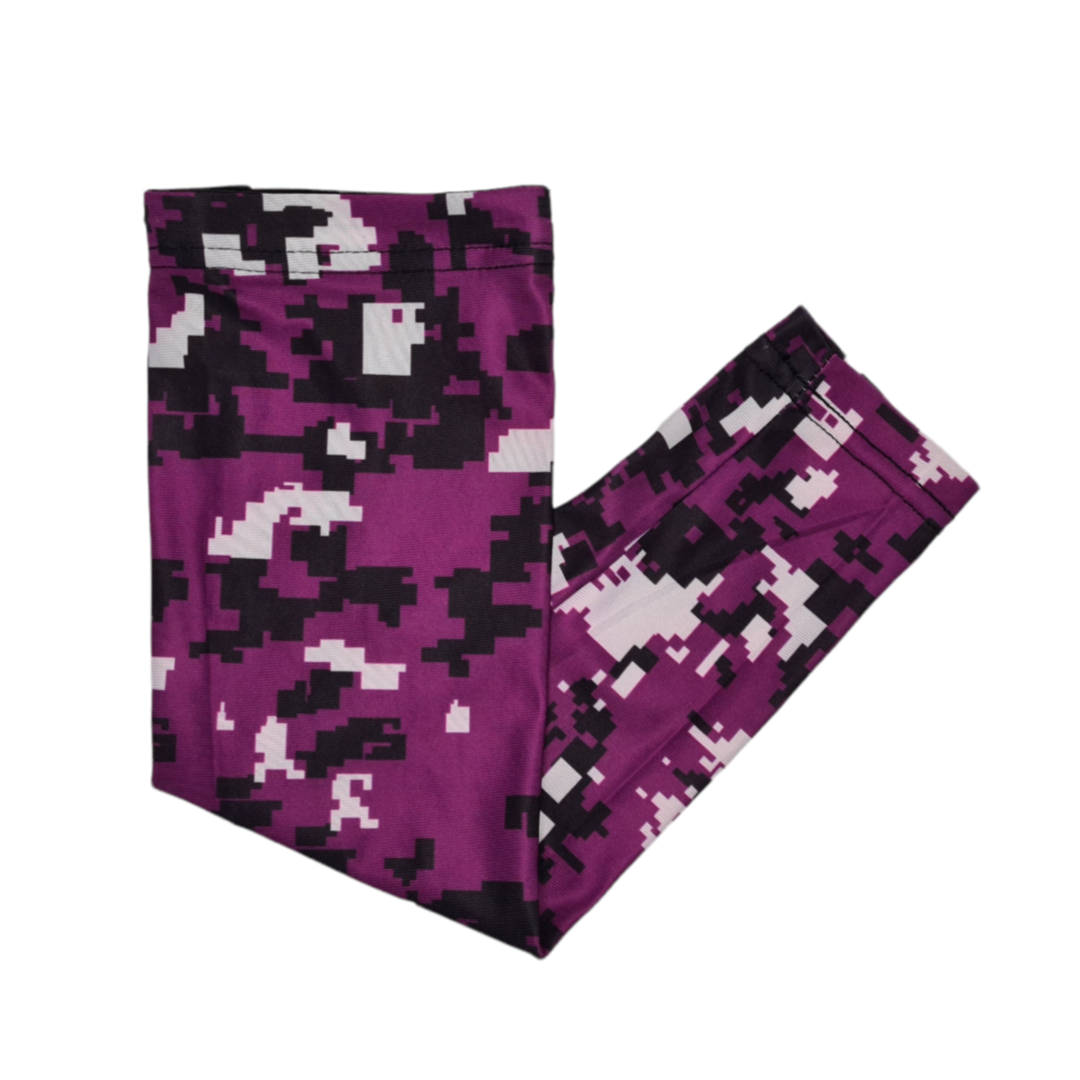 B2B Adult Arm Sleeve - Purple Digi Camo - Base 2 Base Sports