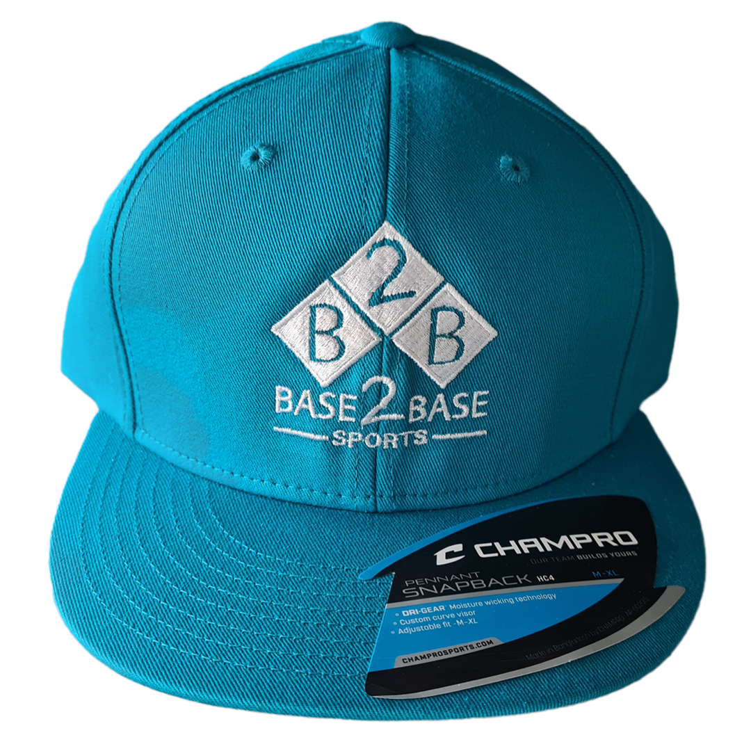 Base 2 Base Sports_Blue Snapback_Hats_Baseball Cap