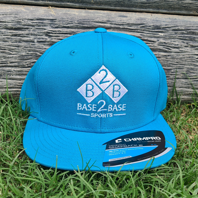 Base 2 Base Sports_Blue Snapback_Hats_Baseball Cap