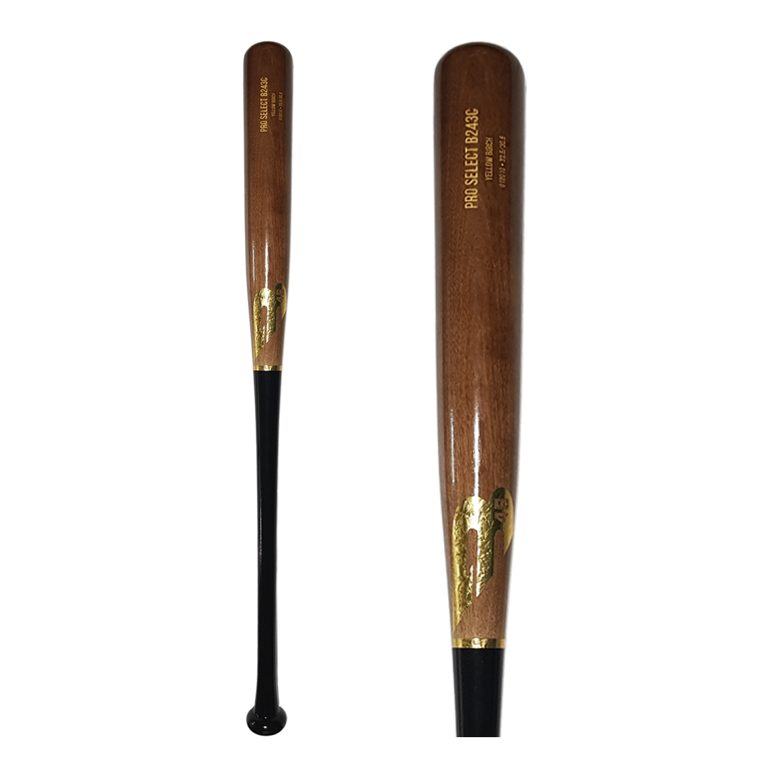 B45 B243c Pro Select Yellow Birch Baseball Bat_Base 2 Base Sports