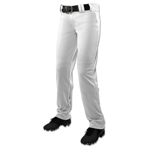 Champro Chopper Girl s Open Bottom Baseball Softball Pants White