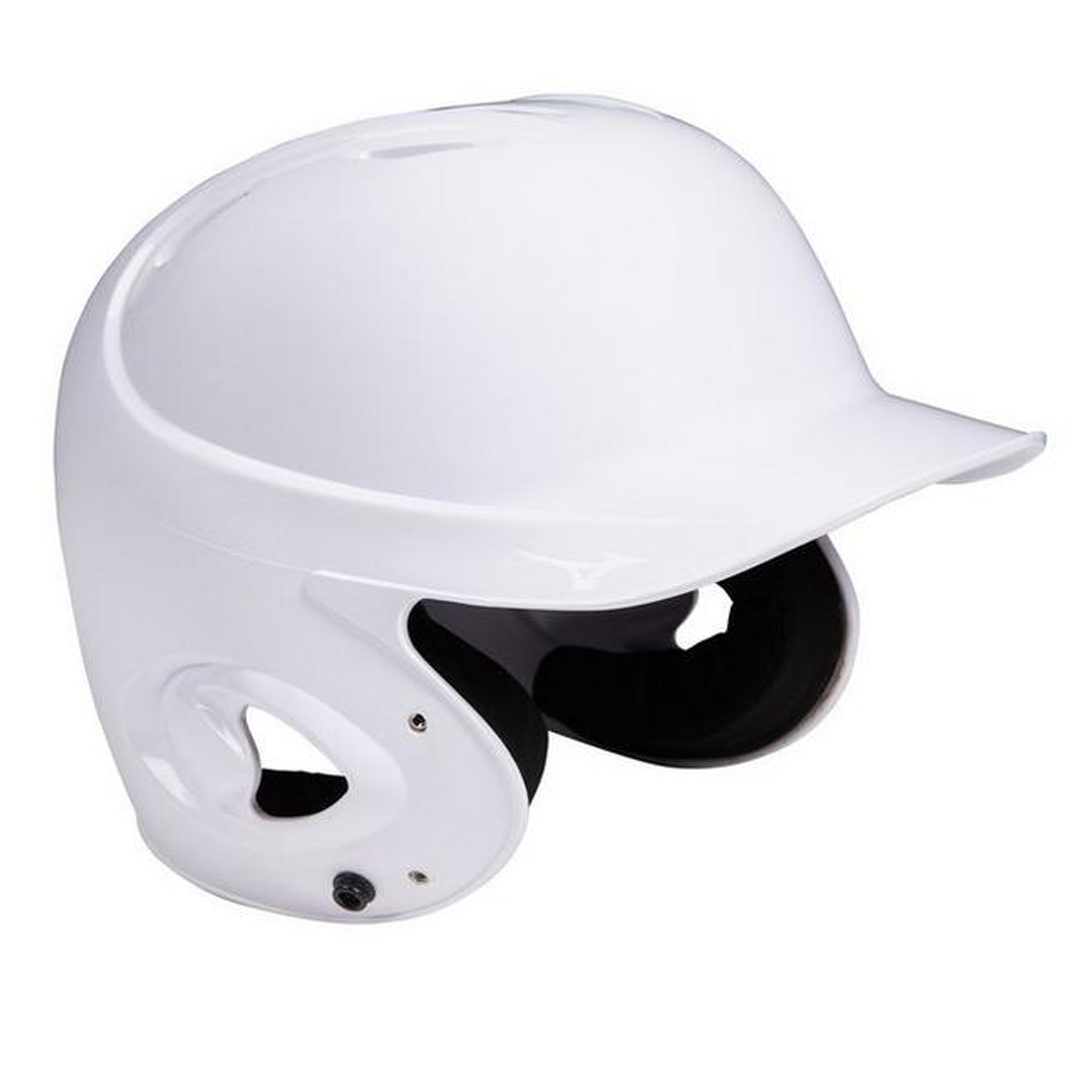 Mizuno MVP Series Solid Batting Helmet Two Sizes White